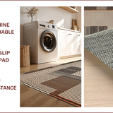 Ultra Soft Area Rug, Non Slip, Stain Resistant, Washable Area Rugs for Living Room, Bedroom, Rustic Earthy Animal Print Aesthetic(Gray)