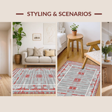 Vibrant Kids Playful Patterned Aesthetic(Red)