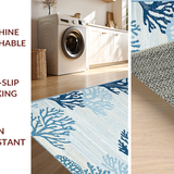 Coastal Coral Wave Motif(Blue)