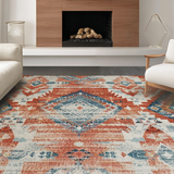 Luxurious Medallion Print Fusion(Red)