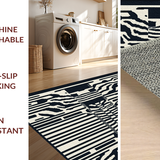Chic Striped Rustic Aesthetic(Black)