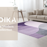 Ultra Soft Area Rug, Non Slip, Stain Resistant, Washable Area Rugs for Living Room, Bedroom, Elegant Soft Chenille Fabric(Purple)