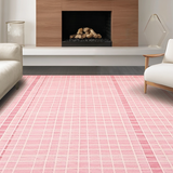 Chic Pastel Checkered Elegance(Pink)
