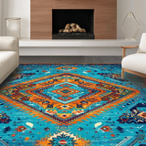 Eclectic Blue Toned Botanical Design(Blue)