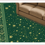 Ultra Soft Area Rug, Non Slip, Stain Resistant, Washable Area Rugs for Living Room, Bedroom, Zodiac Design Dorm Room Thin Washable Area Rug(Green)