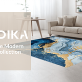 Sophisticated Contemporary Geometric Motif(Blue)