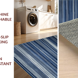 Chic Striped Coastal Elegance(Blue)