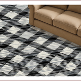 Vibrant Abstract Tiled Texture(Black)