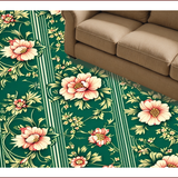 Ultra Soft Area Rug, Non Slip, Stain Resistant, Washable Area Rugs for Living Room, Bedroom, Vintage Non-Slip Living Room Area Rug Green(Green)