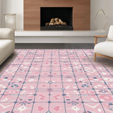 Ultra Soft Area Rug, Non Slip, Stain Resistant, Washable Area Rugs for Living Room, Bedroom, Vibrant Imaginative Play Space(Pink)