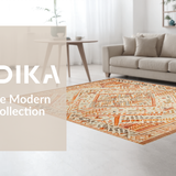 Cozy Diamond Motif in Warm Hues(Beige)