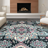 Contemporary Tiled Arrangement in Grays(Black)