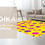 Delightful Fun Floral Decor(Yellow)