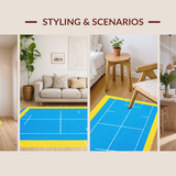 Brightly Colored Educational Oval Aesthetic(Blue)