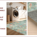 Rustic Distressed Textured Elegance(Green)