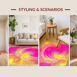 Fuzzy Multi Tone Dreamy Arrangement(Pink)