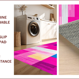 Ultra Soft Area Rug, Non Slip, Stain Resistant, Washable Area Rugs for Living Room, Bedroom, Fluffy Colorful Nursery Shag Carpet for Girls(Red)