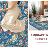 Chinoiserie Blue and White Floral Elegance(Blue)