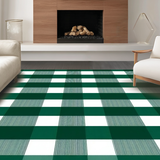 Fresh Green and White Grids(Green)