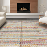 Ultra Soft Area Rug, Non Slip, Stain Resistant, Washable Area Rugs for Living Room, Bedroom, Charming Vintage Floral Accent(Gray)