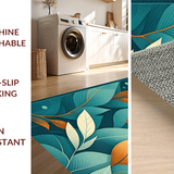 Modern Irregular Geometric Floral Style(Blue)