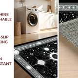 Striking Sun and Moon Abstract Theme(Black)