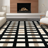 Contemporary Neutral Tiled(Black)