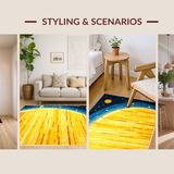 Dynamic Solar Theme Educational Decor(Yellow)