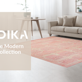 Ultra Soft Area Rug, Non Slip, Stain Resistant, Washable Area Rugs for Living Room, Bedroom, Charming Pink Bow Accent Rug with Sweet Design(Pink)