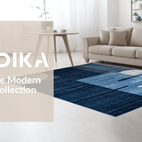 Elegant Textured Geometric Shapes(Blue)