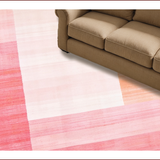 Ultra Soft Area Rug, Non Slip, Stain Resistant, Washable Area Rugs for Living Room, Bedroom, Gradient Pink Ombre Nursery Play Mat(Pink)