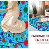 Interactive Round Patterned Accent(Blue)