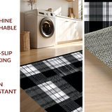 Elegant Monochrome Checkered Style(Black)