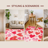 Distinctive Bold Heart Composition(Red)