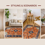 Stylish Vibrant Symmetrical Motif(Red)