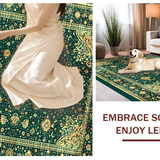 Luxe Distressed Geometric Visual Appeal(Green)