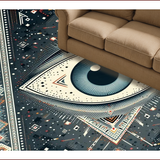 Ultra Soft Area Rug, Non Slip, Stain Resistant, Washable Area Rugs for Living Room, Bedroom, Symbolic Tassel-Embellished Runner(Gray)