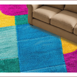 Ultra Soft Area Rug, Non Slip, Stain Resistant, Washable Area Rugs for Living Room, Bedroom, Pool Entrance Doormat Style-5(Yellow)