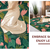 Ultra Soft Area Rug, Non Slip, Stain Resistant, Washable Area Rugs for Living Room, Bedroom, Serene Forest-Themed Visual Appeal(Green)