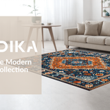 Striking Contemporary Symmetrical Theme(Blue)