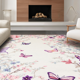 Charming Pink Garden Motif(Ivory)