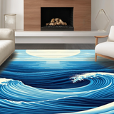 Fresh Turquoise Ripple Effect(Blue)