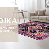 Vibrant Abstract Multicolor Design(Blue)