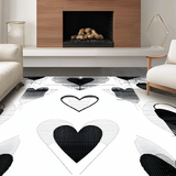 Elegant Black Heart Silhouette(Black)