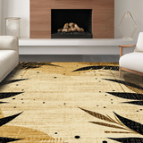 Ultra Soft Area Rug, Non Slip, Stain Resistant, Washable Area Rugs for Living Room, Bedroom, Natural Earthy Cheetah Aesthetic(Beige)