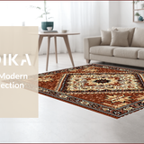 Ultra Soft Area Rug, Non Slip, Stain Resistant, Washable Area Rugs for Living Room, Bedroom, Rustic Texas Star Entryway Non-Slip Washable Carpet(Brown)