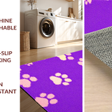 Ultra Soft Area Rug, Non Slip, Stain Resistant, Washable Area Rugs for Living Room, Bedroom, Charming Kids' Animal Graphic Style(Purple)