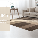 Ultra Soft Area Rug, Non Slip, Stain Resistant, Washable Area Rugs for Living Room, Bedroom, Chic Western Patterned Accent(Gray)