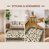 Artful Modern Leafy Motif(Ivory)