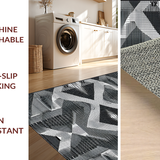 Artful Geometric Contrast Design(Gray)